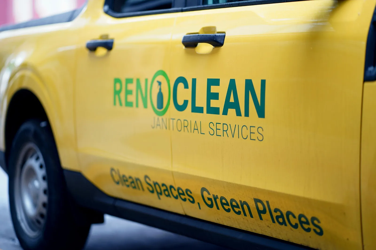 Reno Clean branded vehicle